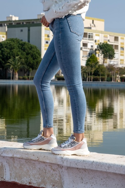 Mubiano 265-GK Gül kurusu Kadın Spor Ayakkabı & Sneaker - 6