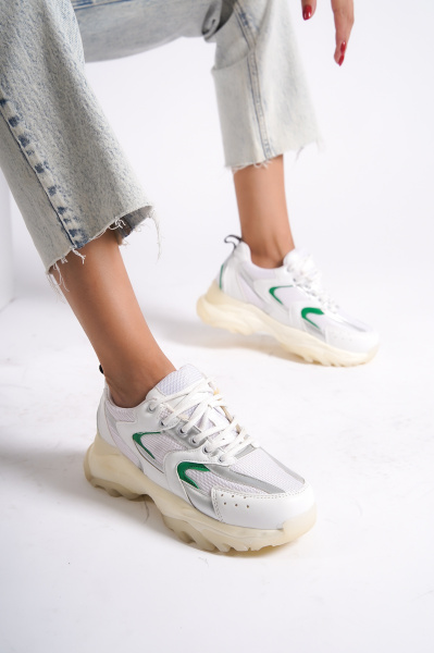 Mubiano 266-Y Yeşil Kadın Spor Ayakkabı & Sneaker - 6
