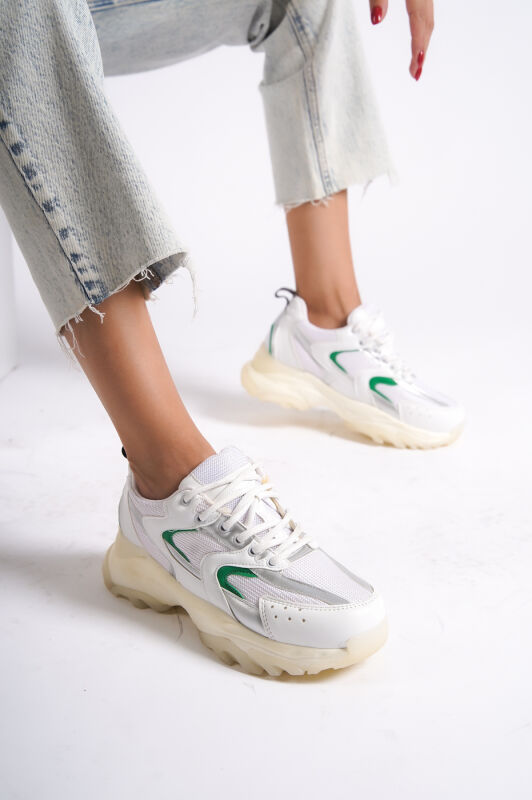 Mubiano 266-Y Yeşil Kadın Spor Ayakkabı & Sneaker - 3