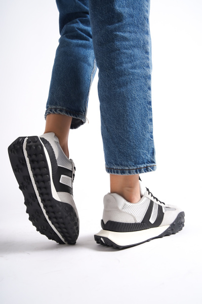 Mubiano 559-GS Gri/Siyah Kadın Spor Ayakkabı & Sneaker - 5