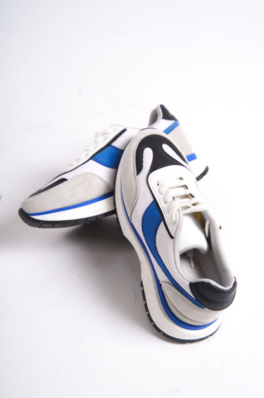 Mubiano 600-GMB Gri/Mavi/Beyaz Kadın Spor Ayakkabı & Sneaker - 7