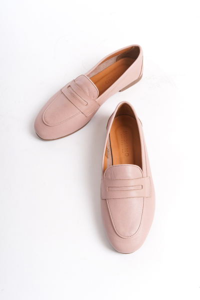 Mubiano Collection Kadın Deri Loafer & Babet Pudra -MCMNG12103-PD - 5