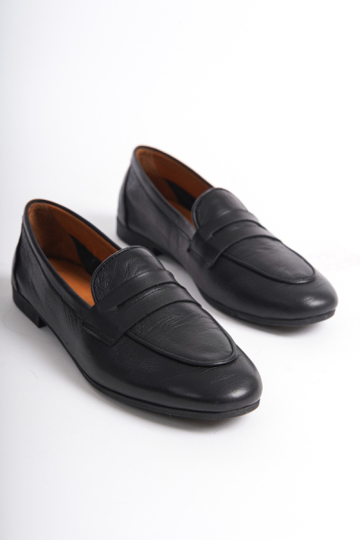 Mubiano Collection Kadın Deri Loafer & Babet Siyah -MCMNG12103-S - 4