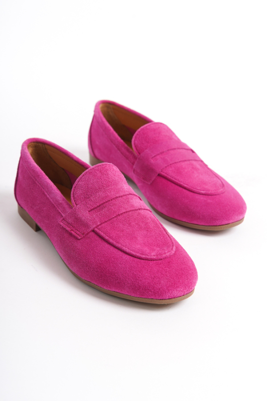 Mubiano Collection Kadın Süet Loafer & Babet Fuşya -MCMNG2103-FS - 2