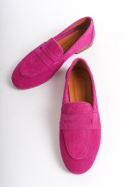 Mubiano Collection Kadın Süet Loafer & Babet Fuşya -MCMNG2103-FS - 4