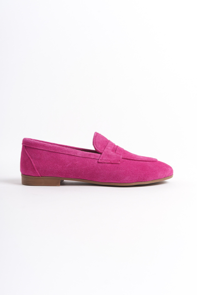 Mubiano Collection Kadın Süet Loafer & Babet Fuşya -MCMNG2103-FS - 5