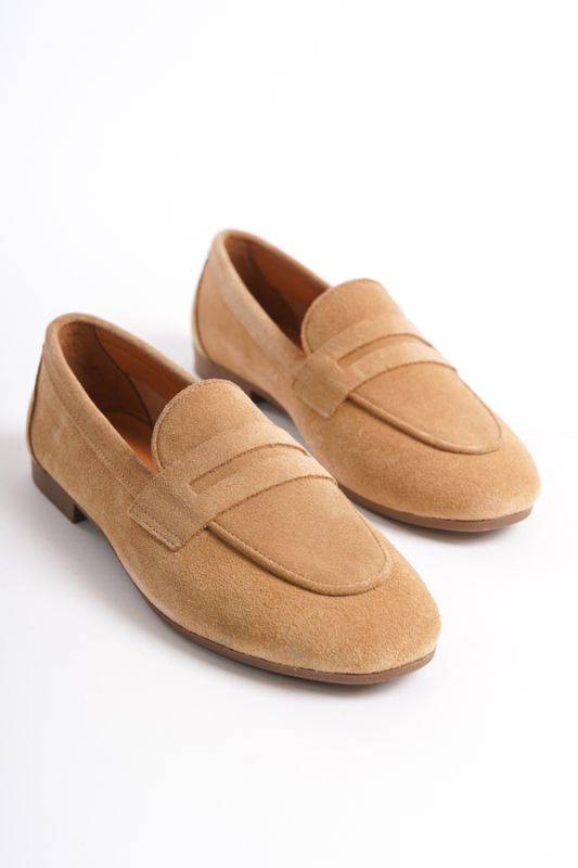 Mubiano Collection Kadın Süet Loafer & Babet Nude -MCMNG2103-N - 14