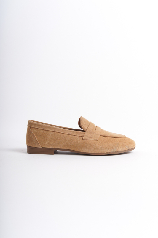 Mubiano Collection Kadın Süet Loafer & Babet Nude -MCMNG2103-N - 12