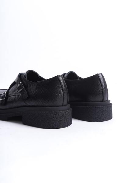 Mubiano Collection Kadın Toka Detaylı Floter Deri Loafer Siyah - MCRGN7000 - S - 13