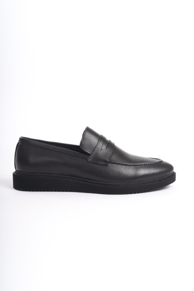 Mubiano Erkek Deri Loafer Siyah -MBEYY23202-S - 8