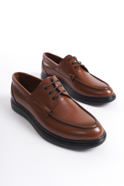 Mubiano MBRGN105-TB Taba Erkek Bağcıklı Loafer - 2