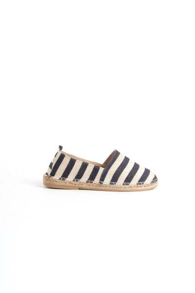 Mubiano Summer Erkek Jüt Taban Keten Lacivert/Beyaz Espadril -MSSR3535-LB - 3