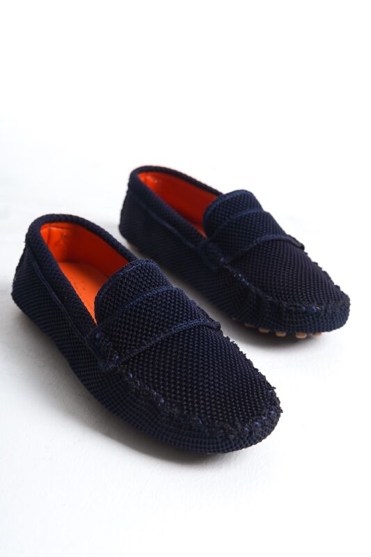 Mubiano Summer Kadın Triko Lacivert Babet & Loafer -MSTB2020-LCV - 2