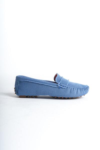 Mubiano Summer Kadın Triko Mavi Babet & Loafer -MSTB2020-M - 4